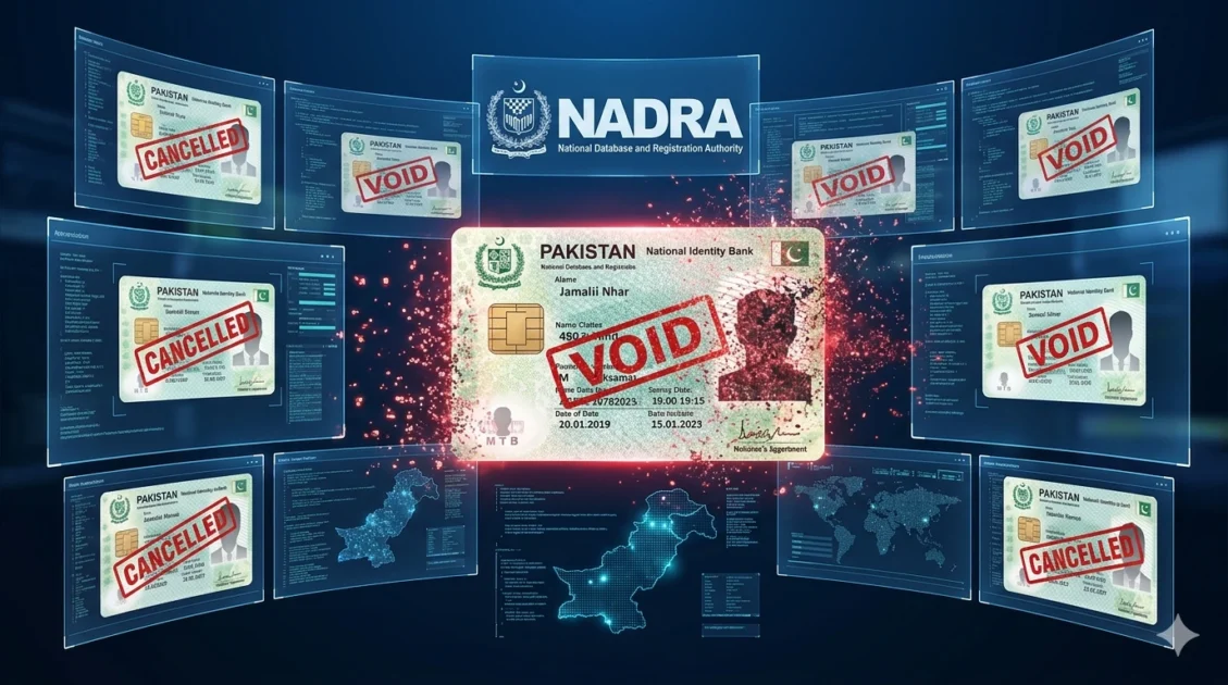 NADRA ID CARDS CANCELLED