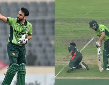 Sports Cricket Salman Agha Fine