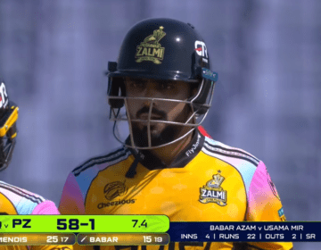 Peshawar Zalmi vs Lahore Qalandars Babar Azam 4000 run T20